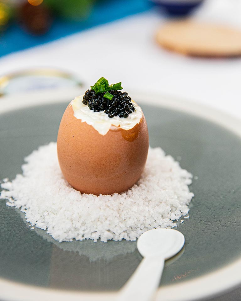 Le Comptoir du Caviar - Oeuf avec du caviar